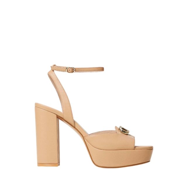 Twinset Γυναικεία Παπούτσια Platform Sandals With Oval T 251TCP122