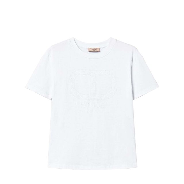 Twinset Γυναικεία Μπλούζα T-Shirt With Oval T Embroidery 251TP2072
