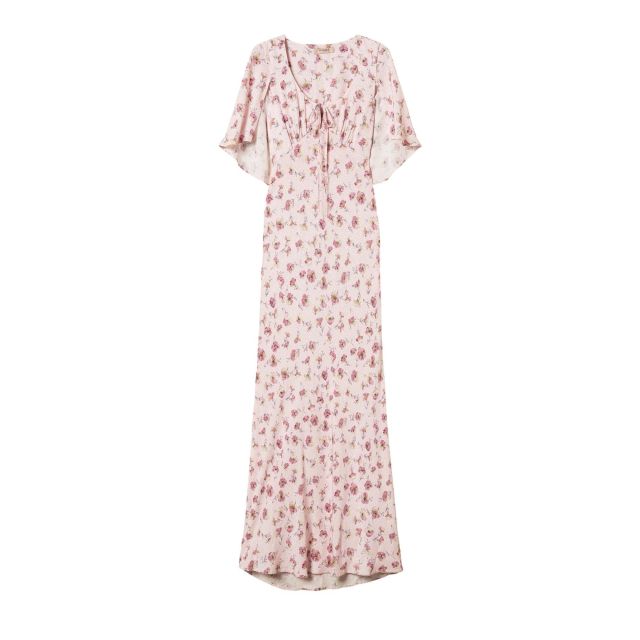 Twinset Long Floral Print Dress 261TP210A