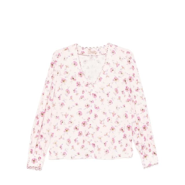 Twinset Γυναικεία Μπλούζα Pink Shirts 261TP210C