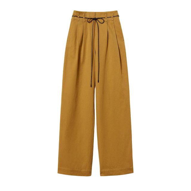 Twinset Γυναικείο Παντελόνι Wide Gabardine Trousers 261TP2203