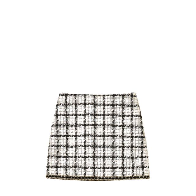 Twinset Γυναικεία Φούστα Chequered Boucle Mini Skirt 262TP2751