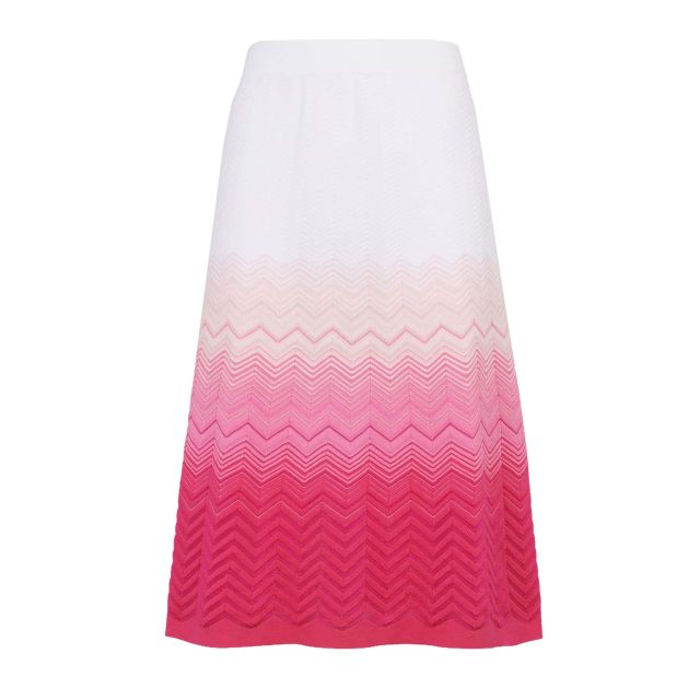 Missoni Γυναικεία Φούστα Skirt-Degrade Zig Zag Chevron DS23SH10-BK022H