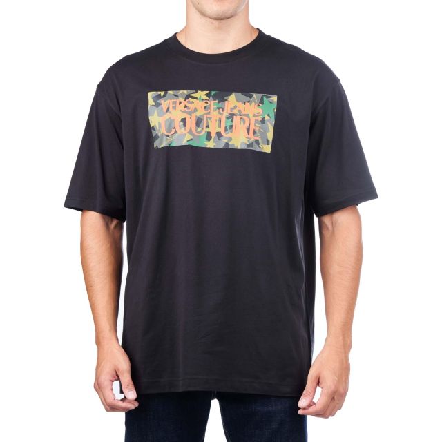 Versace Jeans Couture Ανδρική Μπλούζα O Logo Square Camo 75GAHE02CJ00E