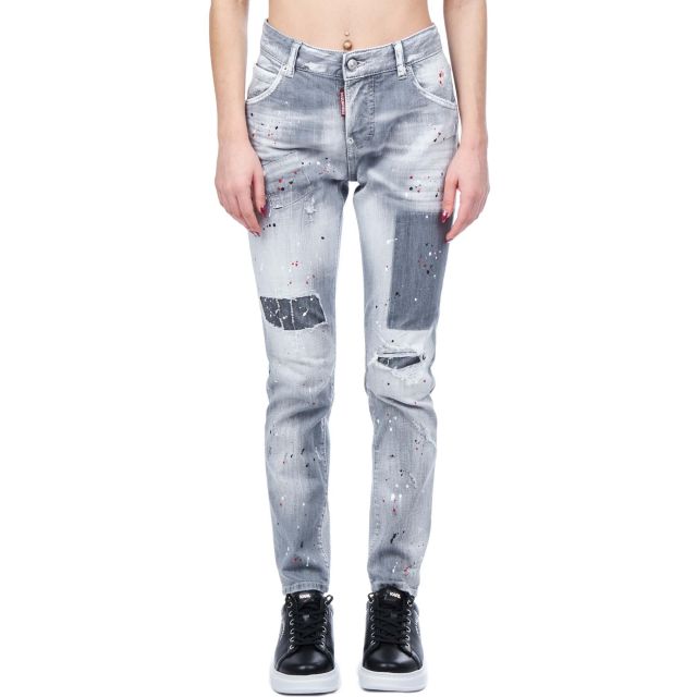 Dsquared2 Γυναικείο Τζιν Παντελόνι D2 Surf&Fun Cool Girl S75LB0732S30260