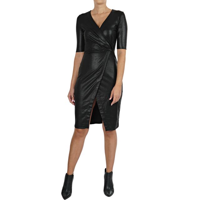 PINKO PUNIRE 1 ABITO VISCOSA STRETCH SPALMATA 1G15EPY5PC