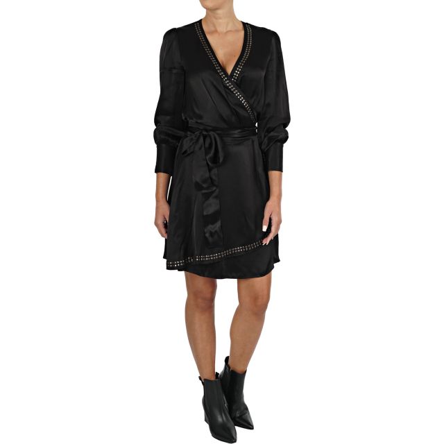 PINKO NINO ABITO SATIN BLACK 1G150BY6C5