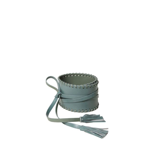 Twinset Γυναικεία Ζώνη Sash Belt With Threadings 231TA453A