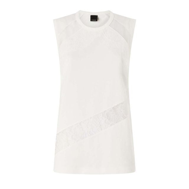 Pinko Γυναικεία Μπλούζα Molly Maglia Jersey Cotone Con 106291A335