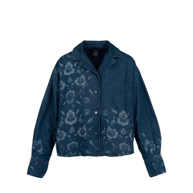Pinko Γυναικείο Πουκάμισο Cantante Camicia Light Denim A 106463A342 - 743206