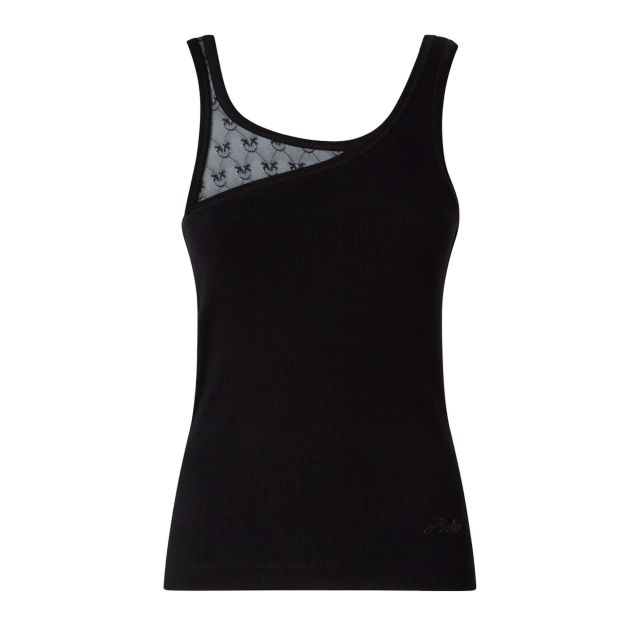 Pinko Γυναικεία Μπλούζα Cupboard Canotta Costina + Piz 106461A362
