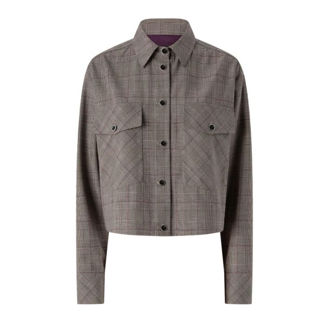 Pinko Γυναικείο Μπουφάν Oncidium Overshirt Misto Lana  107419A3FF - 777947