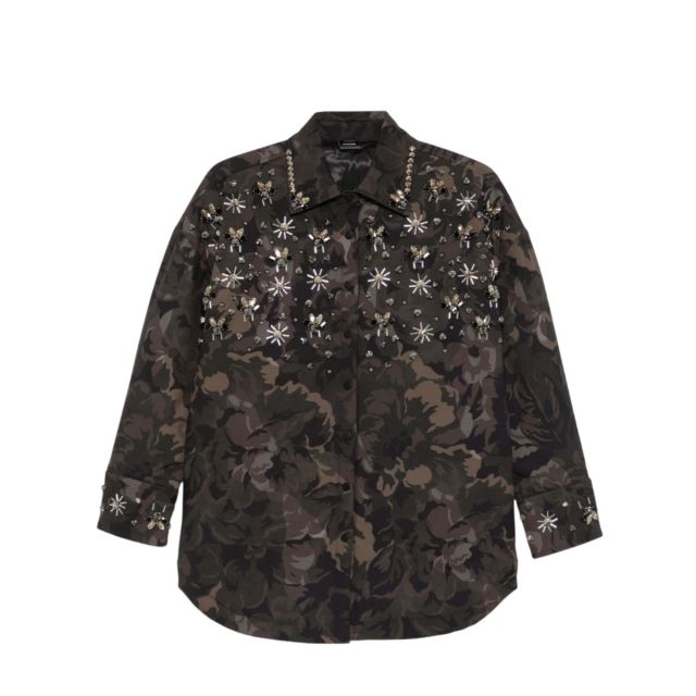 Pinko Γυναικείο Μπουφάν Barengo Overshirt Tela Tecnica 107916A3LY
