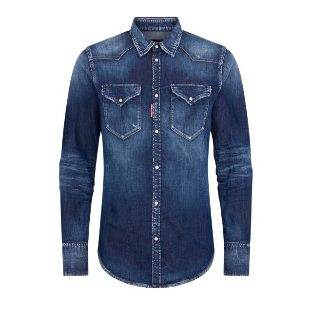 Dsquared2 Ανδρικό Πουκάμισο Button-Up Shirt S74DM0986S30341 - 754408