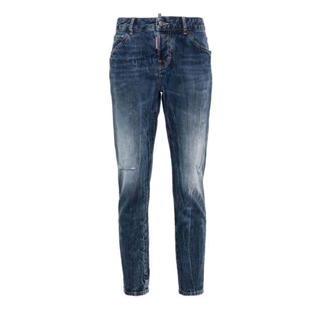Dsquared2 Γυναικείο Τζιν Παντελόνι Icon Cool Girl Jean S80LA0058S30309