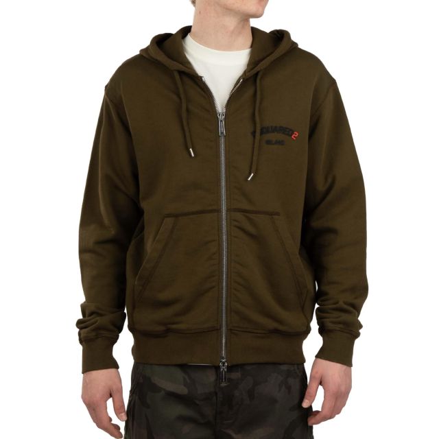 Dsquared2 Ανδρική Ζακέτα Cool Fit Zipped Hoodie S74HG0174S25539