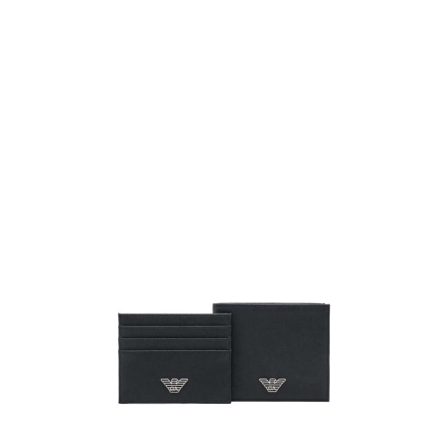 Emporio Armani Σετ Πορτοφόλι & Card Holder Small Leather Goods Set Y4R237Y138E