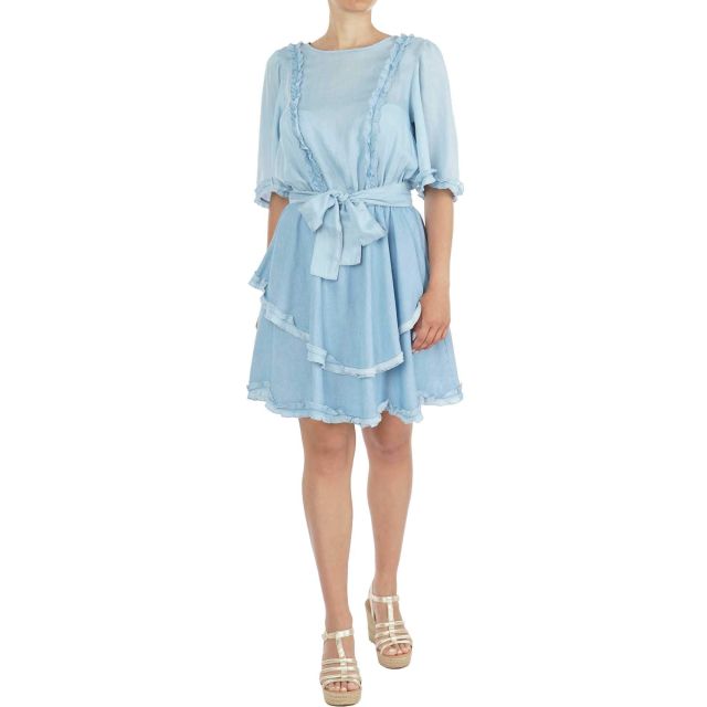 PINKO Γυναικείο Φόρεμα ANNABEL ABITO PJ443 DENIM LYOC 1J10MRY6VP