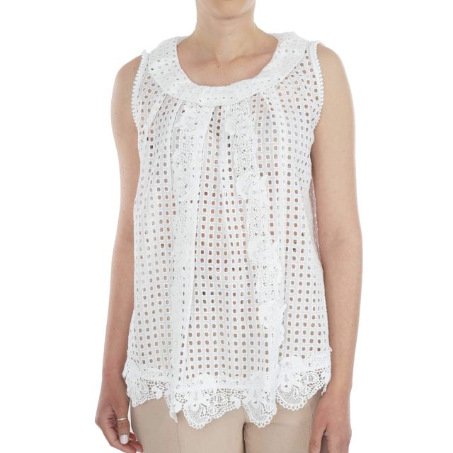 Pinko Γυναικεία Μπλούζα Vedrai Top Sangallo 1N132R8508