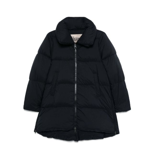 Herno Γυναικείο Μπουφάν Woman`s Woven Half Coat Piumino A-Shape Relaxed PI001959D12456Z