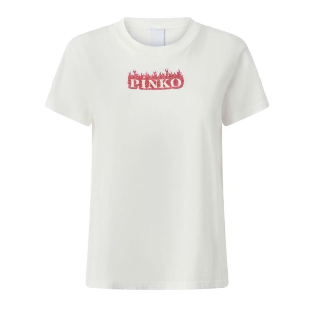 Pinko Γυναικεία Μπλούζα Trapani High Trim TShirt 105050A2D6