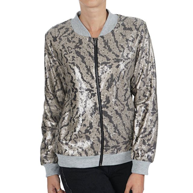 KENDALL+KYLIE FRENCH TERRY & SEQUINS JACKET B21049143