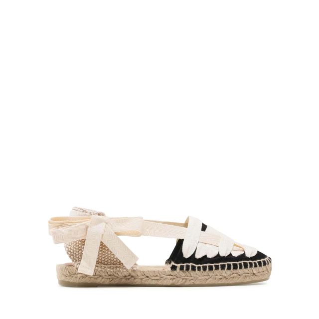 Castaner Γυναικείες Εσπαντρίγιες Jean/053 Negro/Natural 021627-4225