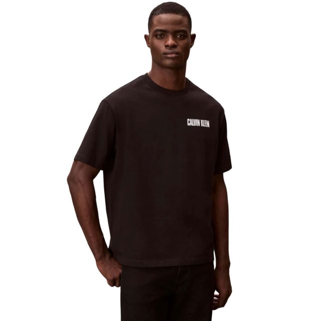 Calvin Klein Ανδρική Μπλούζα Ss 16S Rlx Vert Logo Cn Tee LV04RB851G