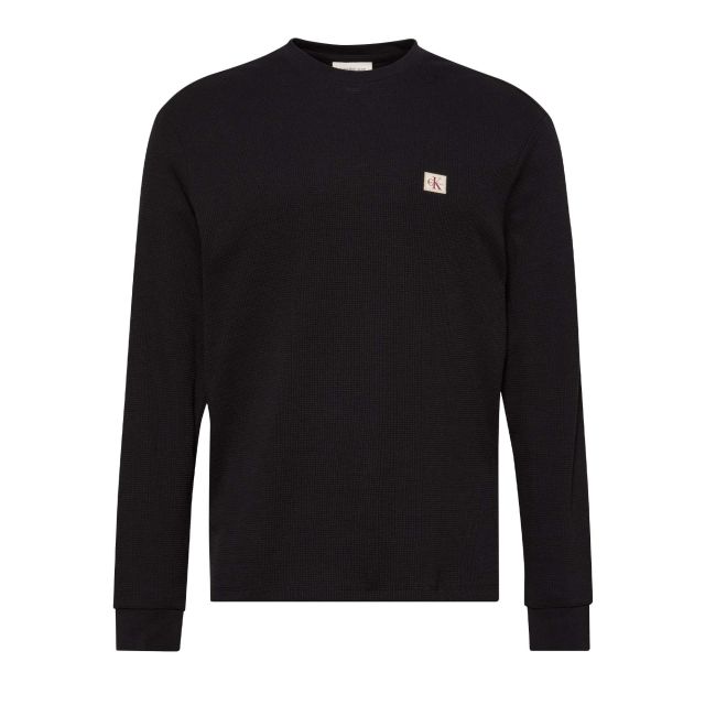 Calvin Klein Ανδρική Μπλούζα Ls Waffle Badge Crewnk Tee LV040EM217