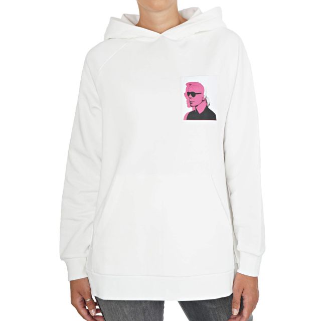 KARL LAGERFELD KARL LEGEND PRINT HOODIE 205W1820