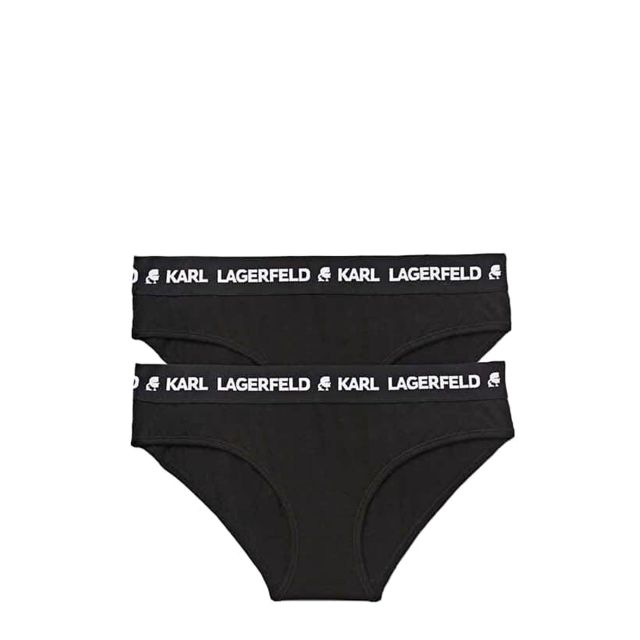 Karl Lagerfeld Γυναικεία Εσώρουχα Logo Hipsters Set (Pack Of 2) 211W2125