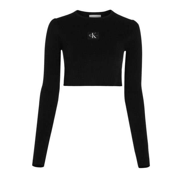 Calvin Klein Γυναικεία Μπλούζα Variegated Rib Easy Sweater J20J223233