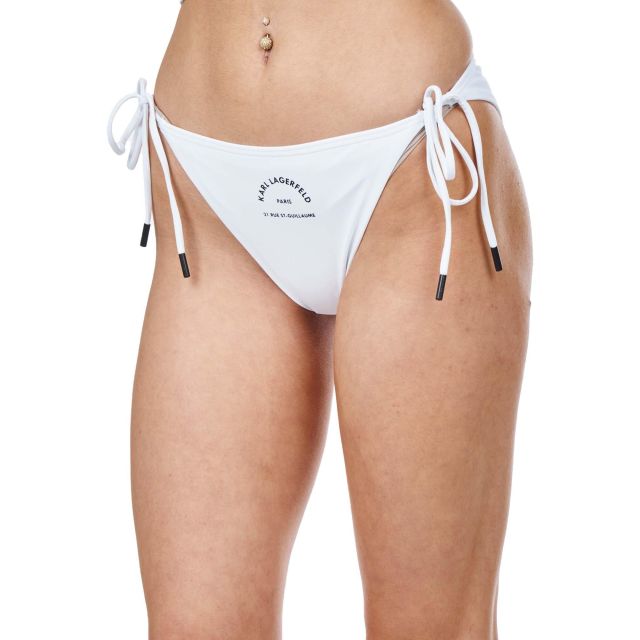 Karl Lagerfeld Γυναικείο Μαγιό Κάτω Μέρος String Bikini Bottoms W/ Logo 230W2216