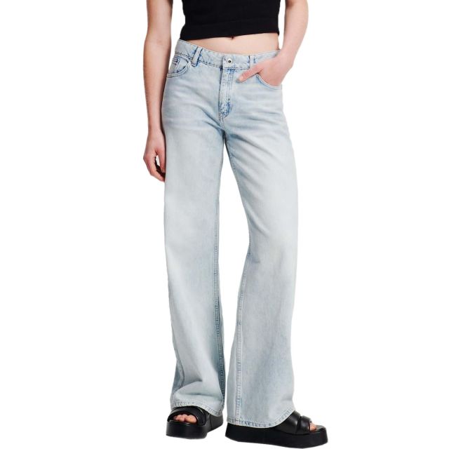 Karl Lagerfeld Jeans Γυναικείο Τζιν Παντελόνι Klj Mr Relaxed Denim 241J1114