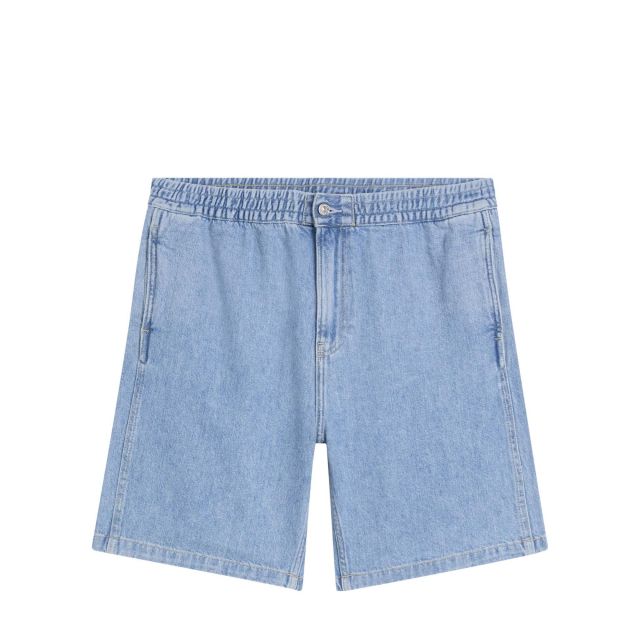 Calvin Klein Γυναικεία Τζιν Βερμούδα Pull On Relaxed Denim Short J30J327506