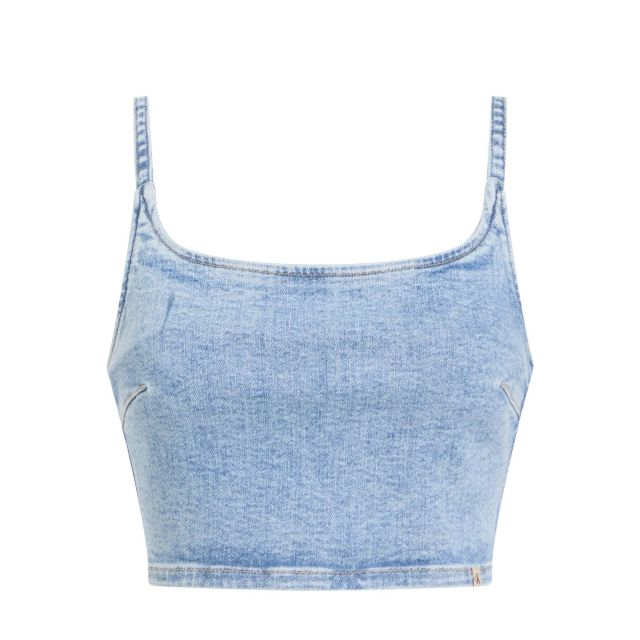 Calvin Klein Γυναικεία Μπλούζα Denim Bralette J20J225515