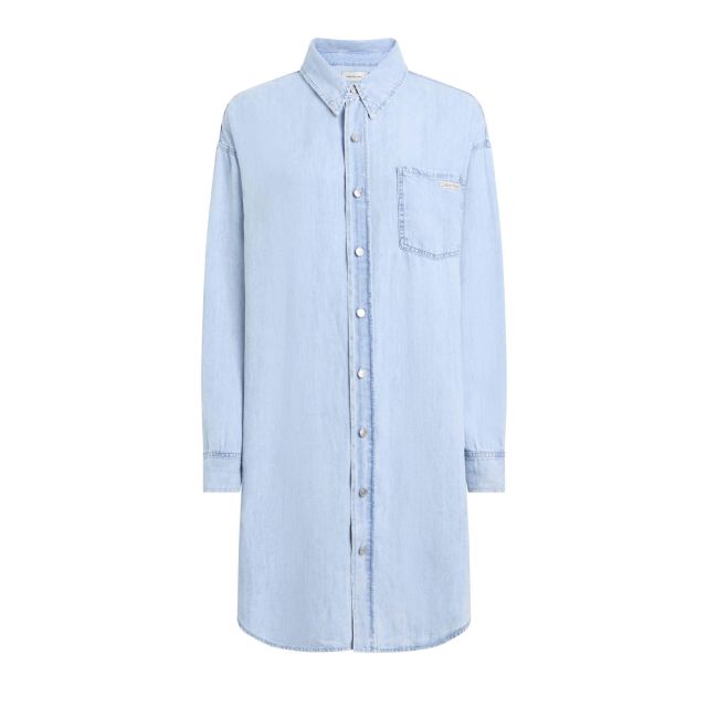 Calvin Klein Γυναικείο Φόρεμα Relaxed Denim Shirt Dress J20J225172