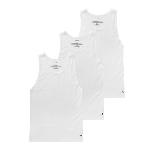 Calvin Klein Σετ Ανδρικές Μπλούζες Tank 3Pk NB4184 - 743862