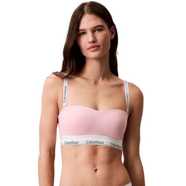 Calvin Klein Γυναικείο Εσώρουχο Lightly Lined Bandeau QF7628E - 704929