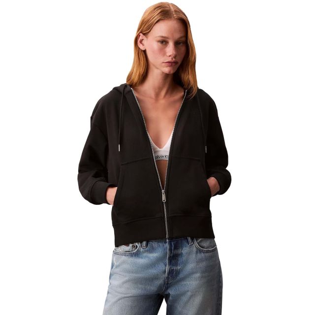 Calvin Klein Γυναικεία Ζακέτα Archive Logo French Terry LV047B237G - 731602