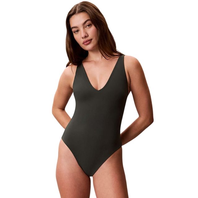 Calvin Klein Γυναικείο Ολόσωμο Scoop Back One Piece LV00Q61105 - 758582