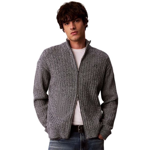 Calvin Klein Ανδρική Ζακέτα Ls Vertical Texture Cttn Fz Sw LV04RH319G