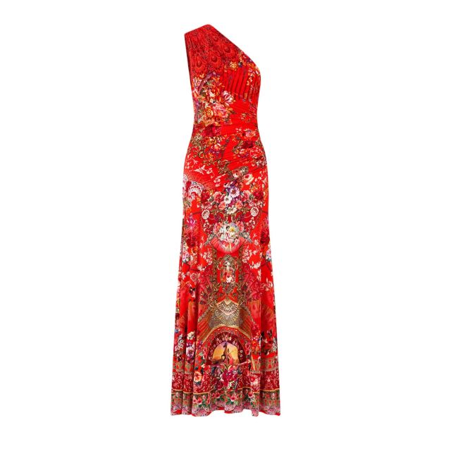 Camilla Γυναικείο Φόρεμα Gathered Jersey One Shoulder Dress-Ole Ole 00040113
