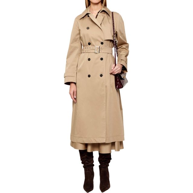 Marella Γυναικεία Καπαρντίνα Cotton satin trench coat Mllacaici 26130210512