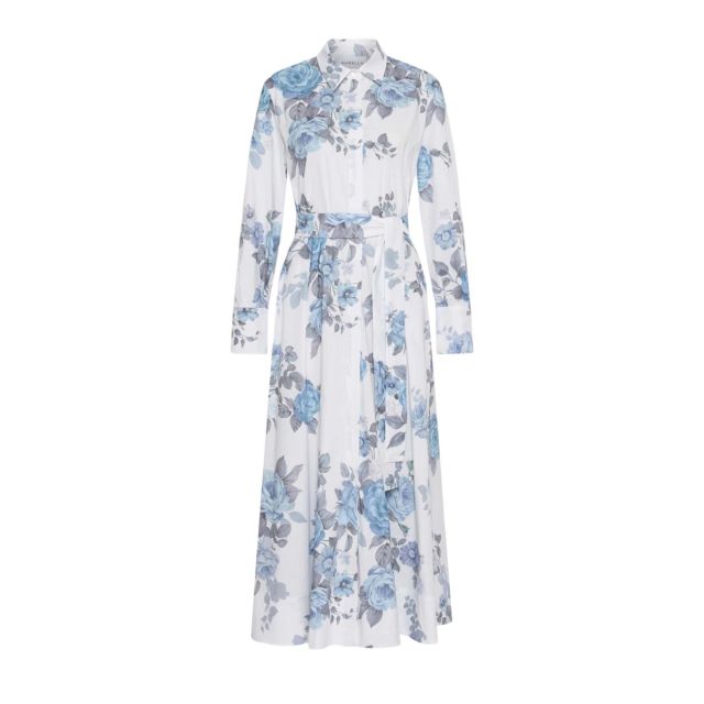 Marella Γυναικείο Φόρεμα Stretch cotton poplin shirt dress Mllformica 26132211612