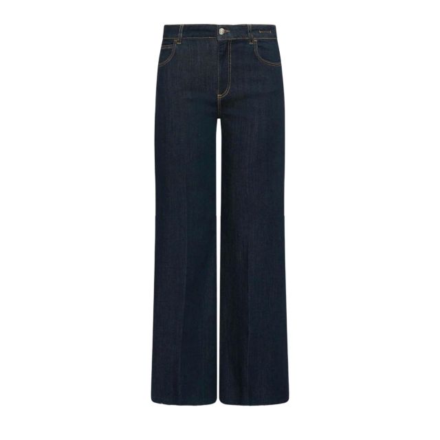 Marella Γυναικείο Τζιν Παντελόνι Cropped Soft Denim Wide-Leg Jeans Mlswlcrop 2613181094