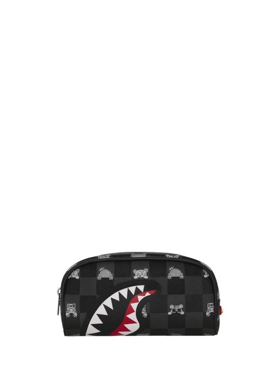 Sprayground Νεσεσέρ Gray Peeking Character Check Pencil Pouch B8913