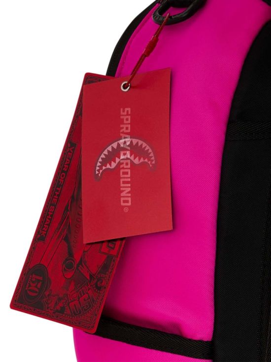 Sprayground Σακίδιο Πλάτης Shark Central White Stencil Shark Pink Dlxsv Backpack B9632 - 781258