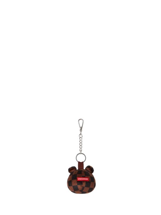 Sprayground Μπρελόκ Brown Checker Bear Head Keychain Z714