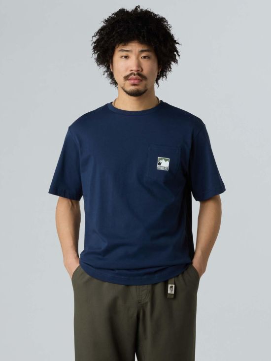 The North Face Ανδρική Μπλούζα M Mountain Logo Relaxed NF0A8E3M